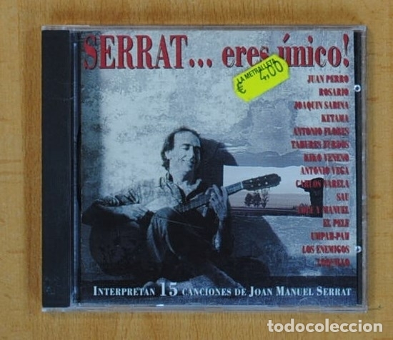CDs de m&uacute;sica: JOAN MANUEL SERRAT - SERRAT... ERES UNICO! - CD - Foto 1