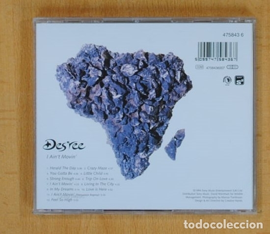 CDs de m&uacute;sica: DES&acute;REE - I AIN&acute;T MOVIN&acute; - CD - Foto 2