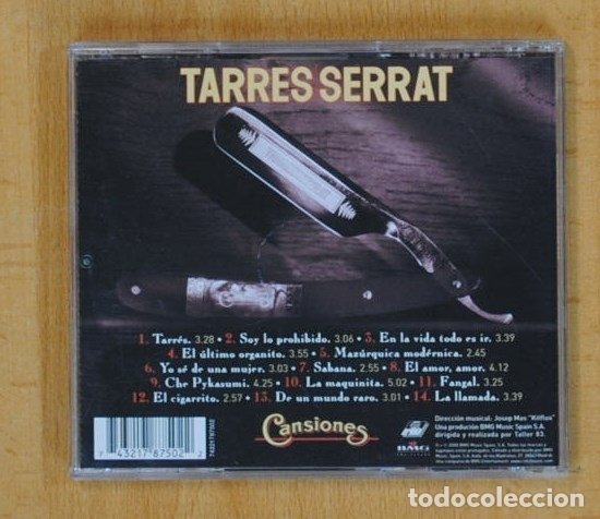CDs de m&uacute;sica: TARRES / SERRAT - CANSIONES - CD - Foto 2