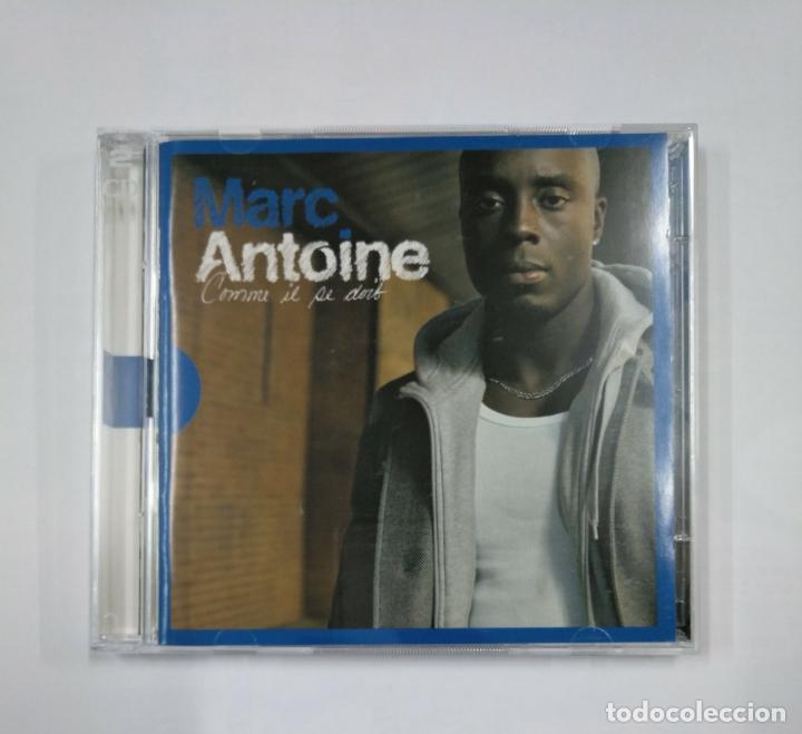 CDs de m&uacute;sica: MARC ANTOINE. COMME IL SE DOIT. CD. TDKCD5 - Foto 3