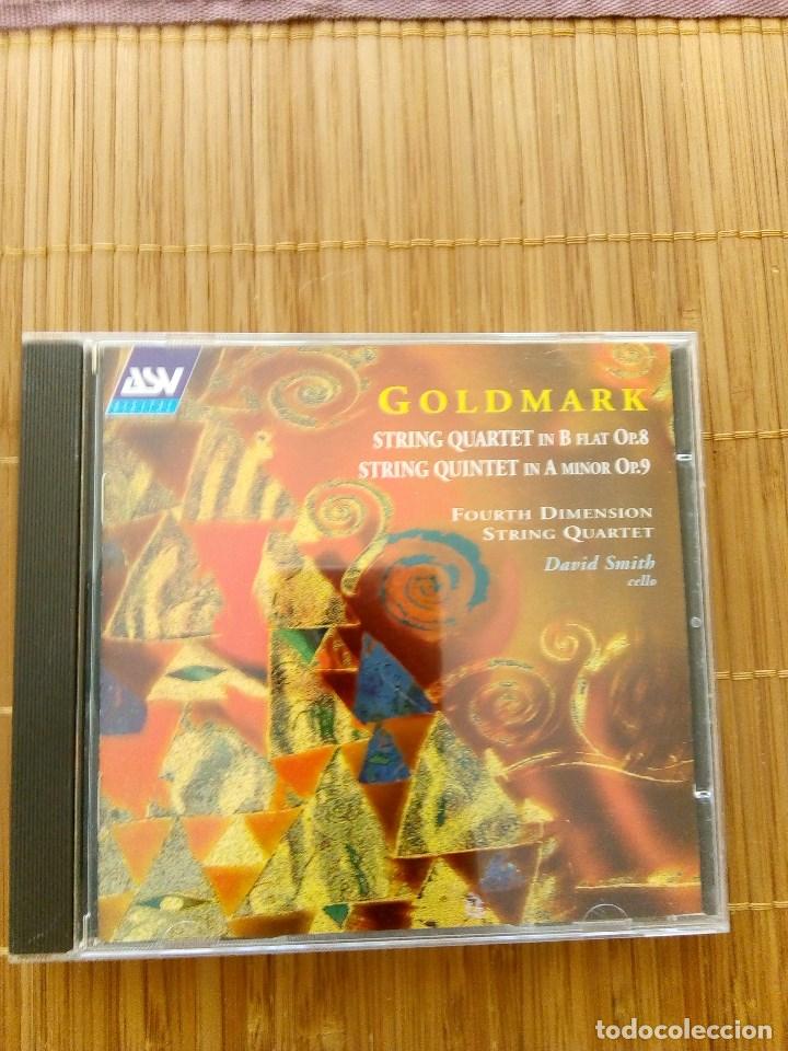 CDs de m&uacute;sica: GOLDMARK, STRING QUARTET, OP. 8; STRING QUINTET, OP. 9, FOURTH DIMENSION QUARTET ASV - Foto 1