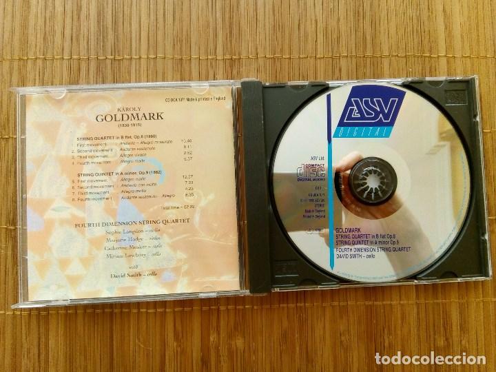 CDs de m&uacute;sica: GOLDMARK, STRING QUARTET, OP. 8; STRING QUINTET, OP. 9, FOURTH DIMENSION QUARTET ASV - Foto 2