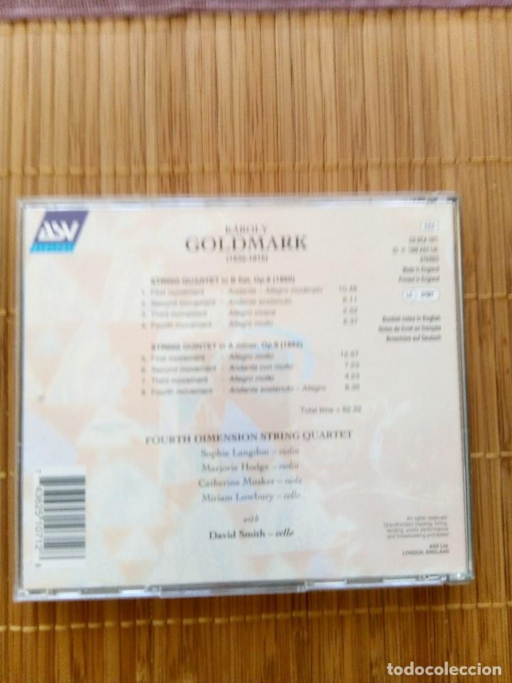 CDs de m&uacute;sica: GOLDMARK, STRING QUARTET, OP. 8; STRING QUINTET, OP. 9, FOURTH DIMENSION QUARTET ASV - Foto 4