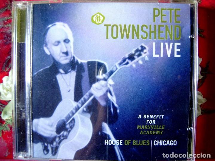 CDs de M&uacute;sica: PETE TOWNSHEND (THE WHO)LIVE IN THE HOUSE OF BLUES CHICAGO..CON CD EXTRA MUY DIFICIL