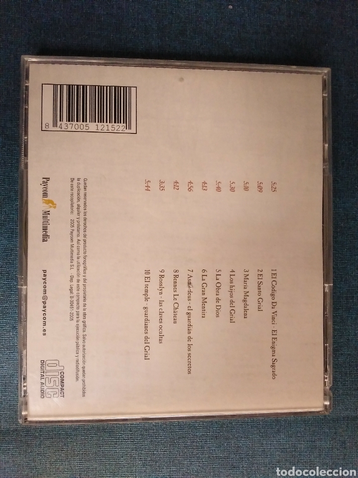 CDs de m&uacute;sica: Chill out el codigo Da Vinci - Foto 3