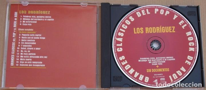 CDs de m&uacute;sica: LOS RODRIGUEZ - SIN DOCUMENTOS (CD) 2002 - 16 TEMAS - Foto 2