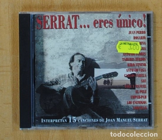 CDs de m&uacute;sica: JOAN MANUEL SERRAT - SERRAT... ERES UNICO! - CD - Foto 1