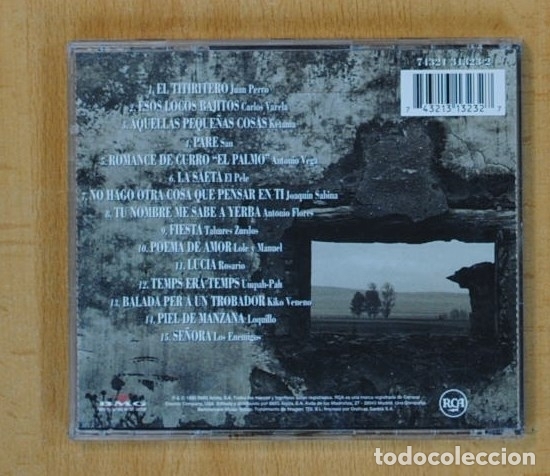 CDs de m&uacute;sica: JOAN MANUEL SERRAT - SERRAT... ERES UNICO! - CD - Foto 2