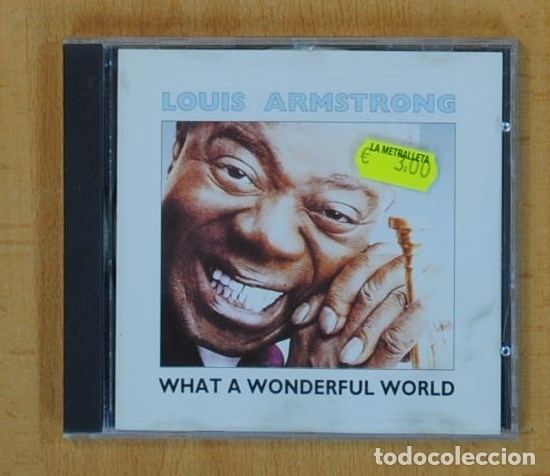 CDs de m&uacute;sica: LOUIS ARMSTRONG - WHAT A WONDERFUL WORLD - CD - Foto 1