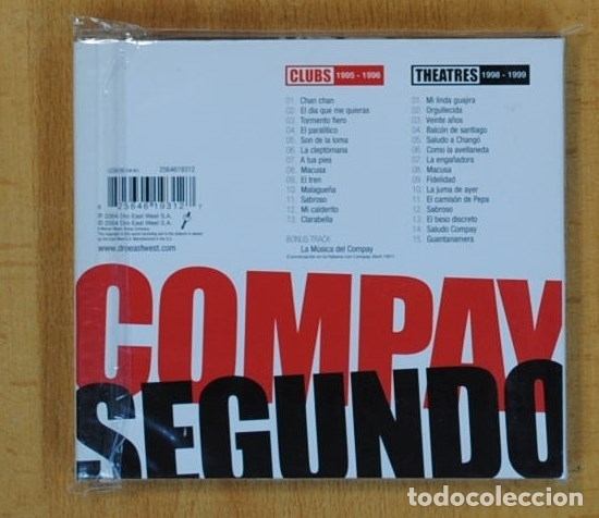 CDs de m&uacute;sica: COMPAY SEGUNDO - COMPAY SEGUNDO EN CONCIERTO - 2 CD - Foto 2
