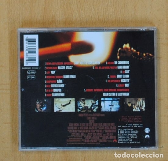 CDs de m&uacute;sica: MISSION IMPOSIBLE B.S.O. - CD - Foto 2