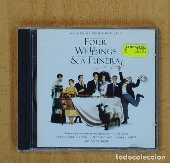 CDs de m&uacute;sica: FOUR WEDDINGS & A FUNERAL B.S.O. - CD - Foto 1