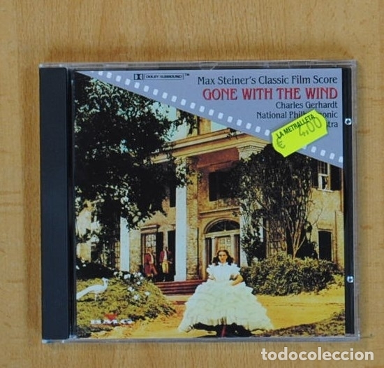 CDs de m&uacute;sica: MAX STEINER - GONE WITH THE WIND B.S.O. - CD - Foto 1