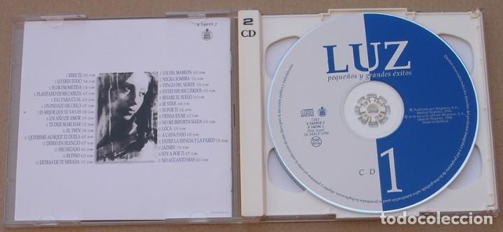 CDs de m&uacute;sica: LUZ - PEQUE&Ntilde;OS Y GRANDES EXITOS (2CD) 1996 - 30 TEMAS - Foto 2
