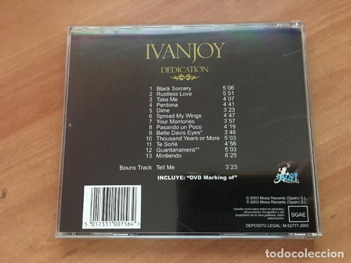 CDs de m&uacute;sica: IVANJOY (DEDICATION) CD 14 TRACK (CDI17) - Foto 3