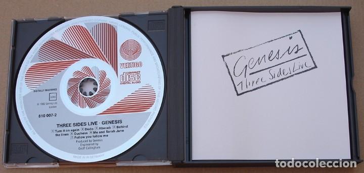 CDs de m&uacute;sica: GENESIS - THREE SIDES LIVE (2CD) 1982 - 15 TEMAS - Foto 2