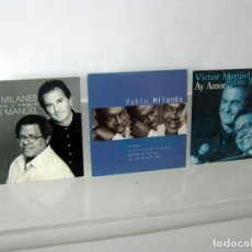 CDs de Música: LOTE 3 CD PABLO MILANES VICTOR MANUEL. Lote 132032954