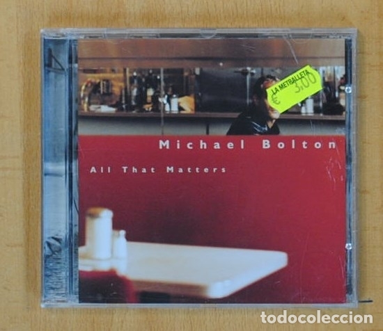 CDs de m&uacute;sica: MICHAEL BOLTON - ALL THAT MATTERS - CD - Foto 1