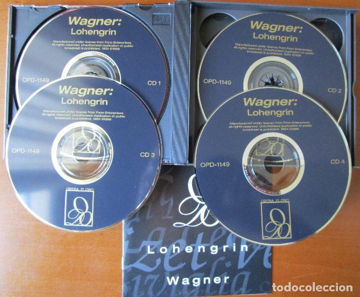 CDs de m&uacute;sica: LOHENGRIN - WOLFGANG WINDGASSEN, BIRGIT NILSSON. 4CD - Foto 2