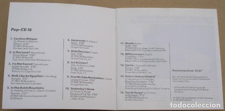 CDs de m&uacute;sica: VARIOS - HIFI VISIONES POP CD 18 - REFERENCE RECORDING - 1990 - GERMANY - Foto 3