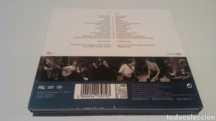 CDs de m&uacute;sica: PABLO ALBOR&Aacute;N En Ac&uacute;stico CD+DVD - Foto 2