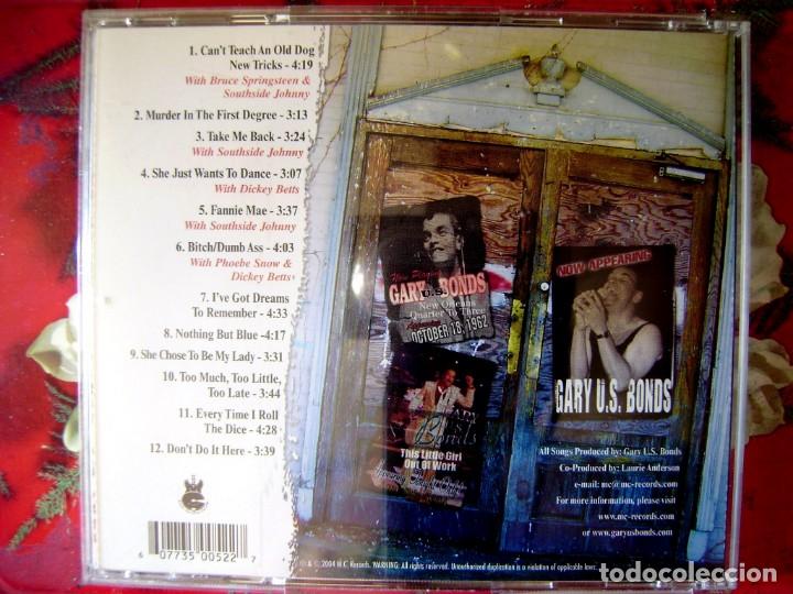 CDs de m&uacute;sica: GARY U.S. BONDS.BACK IN 20 - Foto 2