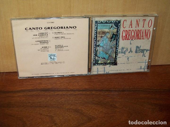 CDs de m&uacute;sica: CANTO    GREGORIANO  - SCHOLA GREGORIANA  HISPANA  - DIRIGIDA  POR  F. JAVIER LARA  -  CD