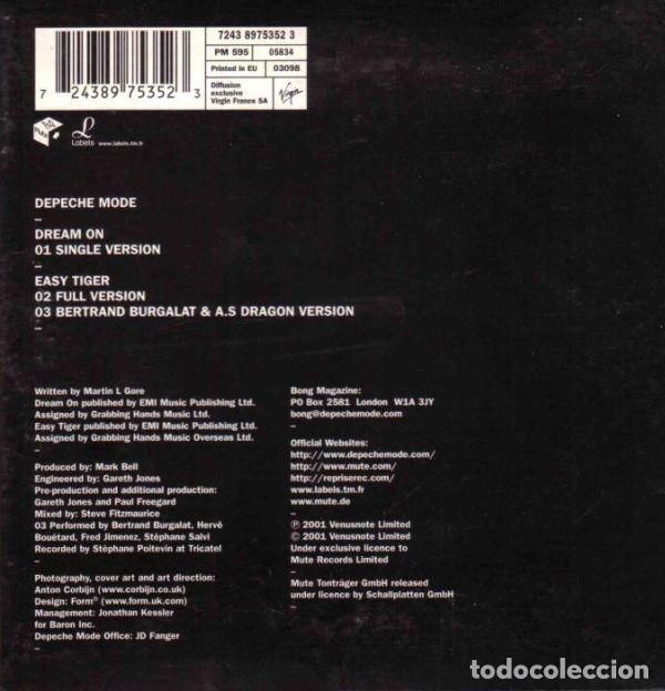 CDs de m&uacute;sica: Depeche Mode - Dream On --cd cardboard-- - Foto 2