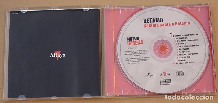 CDs de m&uacute;sica: KETAMA - KETAMA CANTA A KETAMA (CD) 2000 - 12 TEMAS - Foto 2