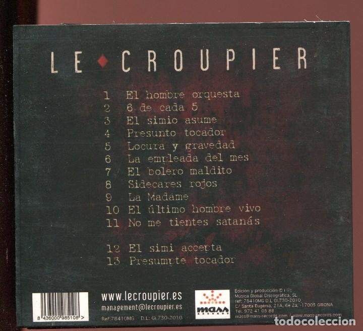 CDs de m&uacute;sica: Le croupier. cd 2010. perfecto - Foto 2