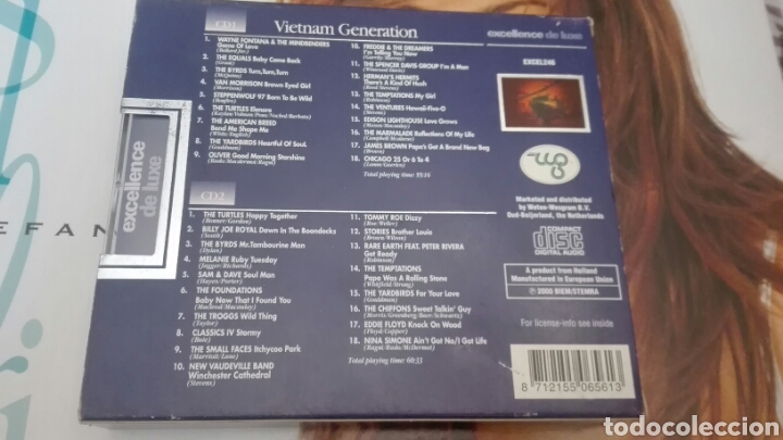 CDs de m&uacute;sica: Doble cd VIETNAM GENERATION - Foto 2