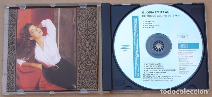 CDs de m&uacute;sica: GLORIA ESTEFAN - EXITOS (CD) 1996 - 11 TEMAS - Foto 2