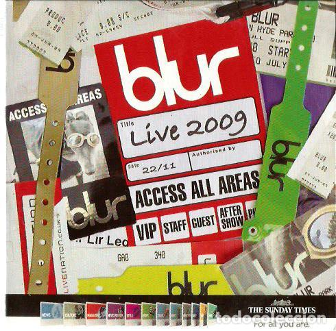 CDs de m&uacute;sica: CD BLUR : LIVE 2009 - Foto 1
