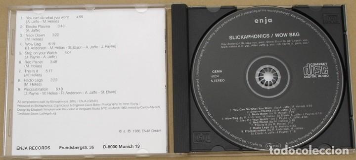CDs de m&uacute;sica: SLICKAPHONICS - WOW BAG ( CD ) 1986 - 9 TEMAS - Foto 2