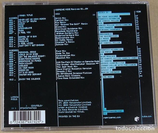 CDs de m&uacute;sica: DEPECHE MODE - REMIXES 81 - 04 (2 CD) 2004 - 24 TEMAS - Foto 4