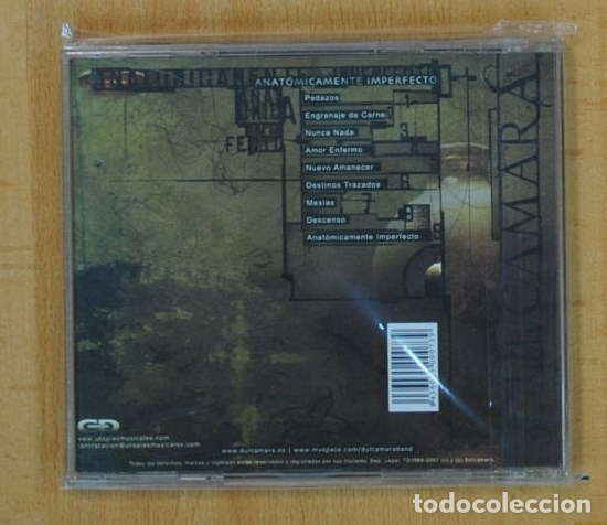 CDs de m&uacute;sica: DULCAMARA - ANATOMICAMENTE IMPERFECTO - CD - Foto 2