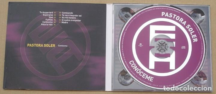 CDs de m&uacute;sica: PASTORA SOLER - CON&Oacute;CEME (CD DIGIPAK) 2016 - 11 TEMAS - Foto 2