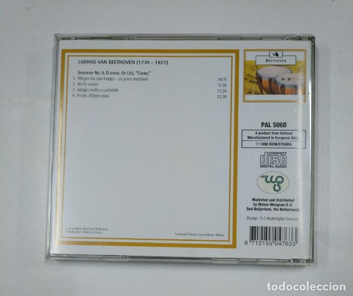 CDs de m&uacute;sica: BEETHOVEN. SYMPHONY NO. 9 CHORAL. CD. TDKCD5 - Foto 3