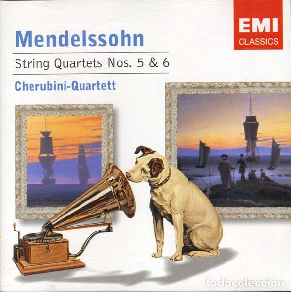 CDs de m&uacute;sica: Mendelssohn  Bartholdy - String Quartets Nos. 5 & 6 - Cherubini Quartett - CD - Foto 1