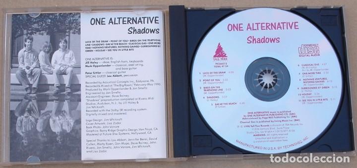 CDs de m&uacute;sica: ONE ALTERNATIVE - SHADOWS (CD) 1990 - 11 TEMAS - USA - Foto 2