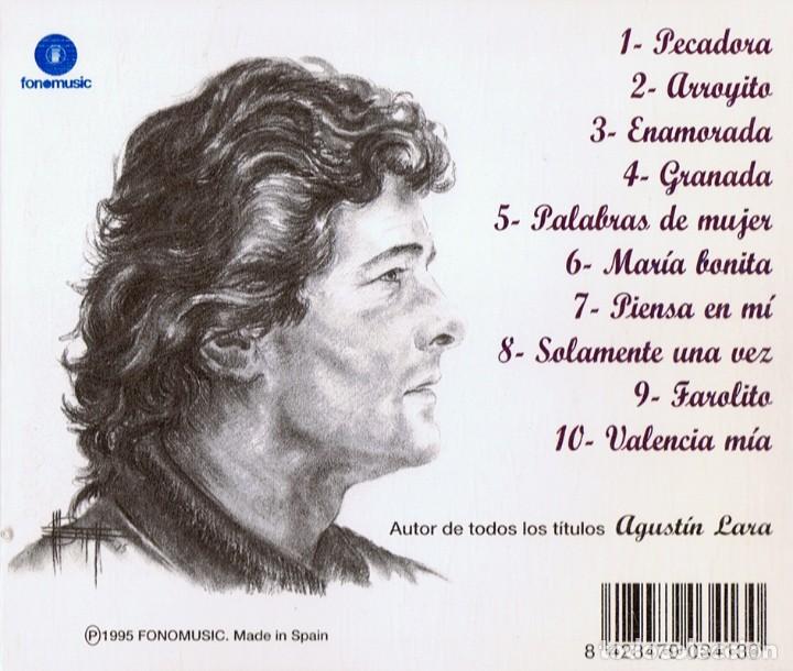 CDs de m&uacute;sica: FRANCISCO CANTA A AGUST&Iacute;N LARA  (CD) - Foto 2