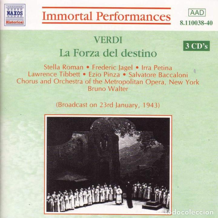 CDs de m&uacute;sica: Verdi: La forza del destino 3cds