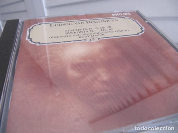 CDs de M&uacute;sica: BEETHOVEN SINF 5 Y 7- 13 SALVAT