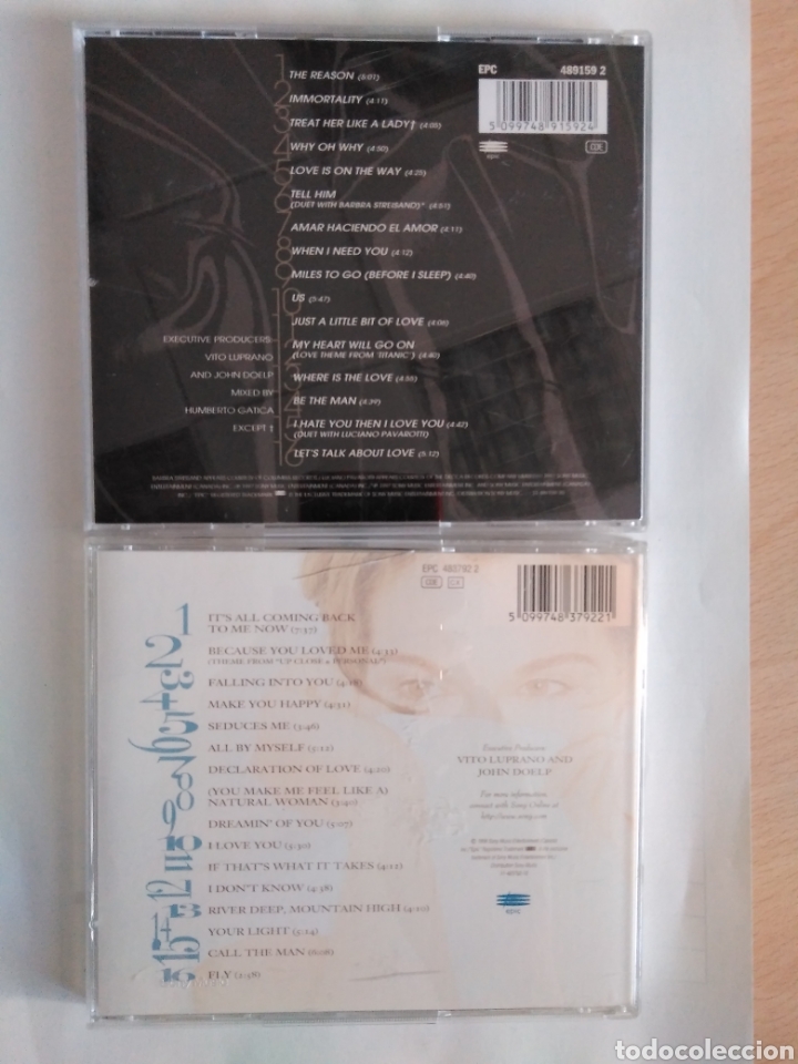 CDs de m&uacute;sica: Lote - 2 CDs - Celine Dion - Foto 2