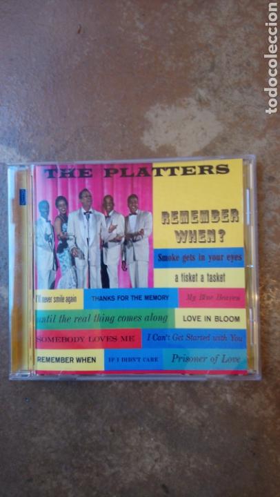CDs de m&uacute;sica: The platters - remember when CD. Buen estado. - Foto 1