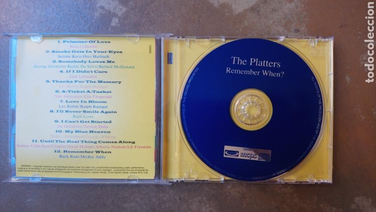 CDs de m&uacute;sica: The platters - remember when CD. Buen estado. - Foto 2