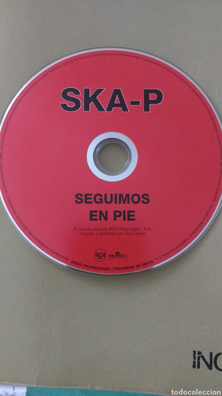 CDs de m&uacute;sica: SKA-P - Seguimos en pie. CD single. Solo cd - Foto 1