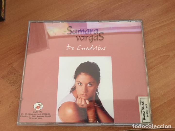 CDs de m&uacute;sica: SAMARA VARGAS (DE CUADRITOS) CD SINGLE PROMO (CDI20) - Foto 3