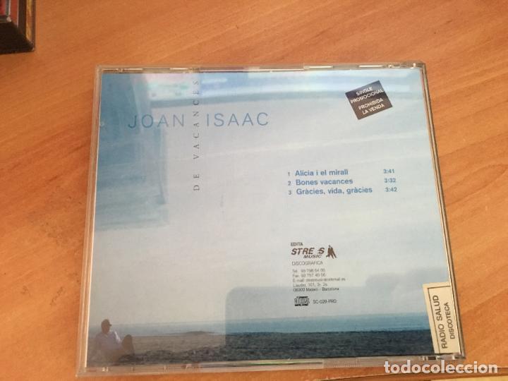 CDs de m&uacute;sica: JOAN ISAAC (DE VACANCES) CD 3 TRACK (CDI20) - Foto 3