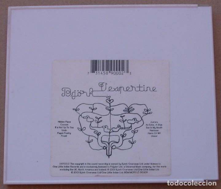 CDs de m&uacute;sica: BJORK -VESPERTINE (CD) 2001 - Foto 3